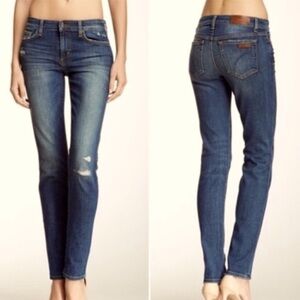 JOE’S Jeans The High Water Erina Lightly Distressed Denim Jeans EUC